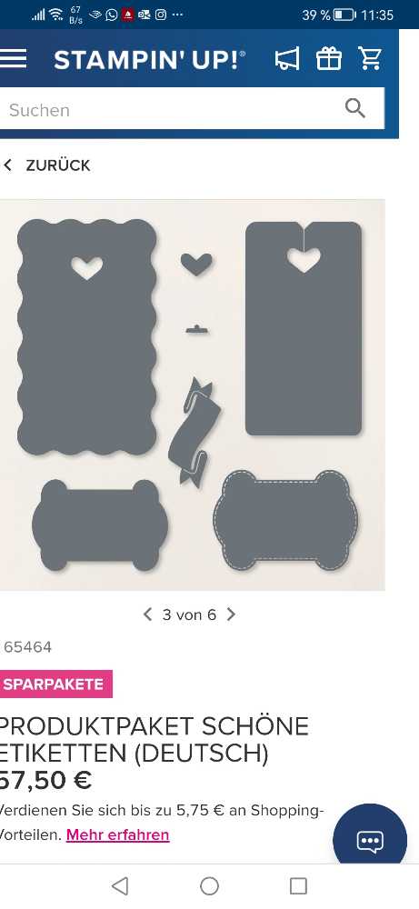 Schöne Etiketten - Stampinup - Exklusiv Online 2025  stamp collectible [Barcode 165460] - Main Image 3