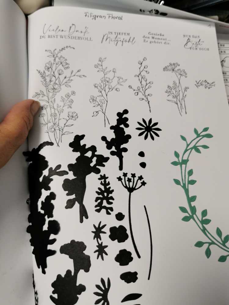 Filigran Floral - Stampinup   stamp collectible [Barcode 161084] - Main Image 2