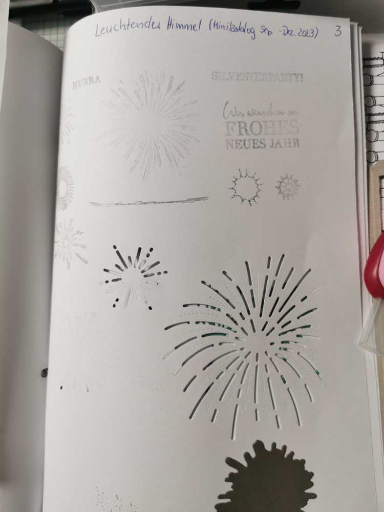 Leuchtender Himmel - Stampinup - Mini Katalog Sep - Dez 2023  stamp collectible [Barcode 162293] - Main Image 2