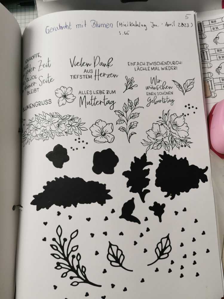 Gerahmt Mit Blumen - Stampinup - Mini Katalog Jan - April 2023 Seite 65  stamp collectible [Barcode 161820] - Main Image 2