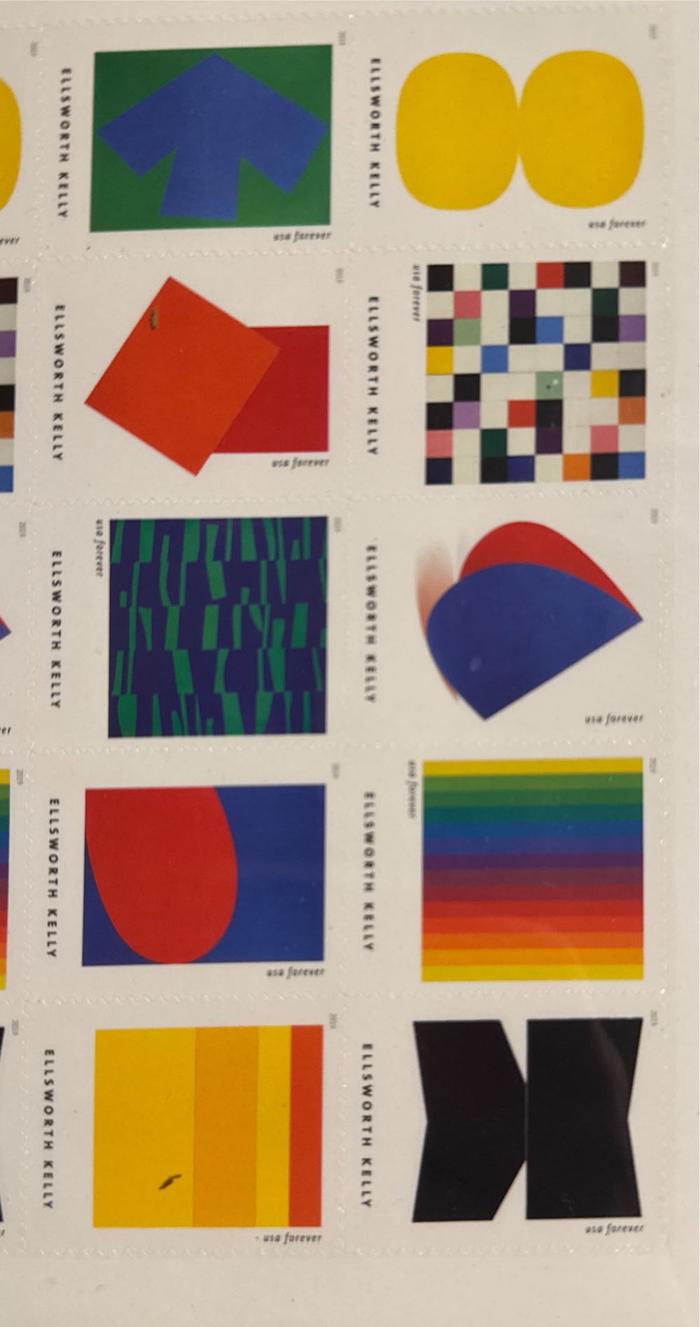 Ellsworth Kelly  stamp collectible - Main Image 2