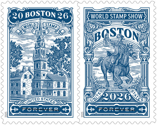 Scott 6029-6030, Forever Boston Stamp Expo 2026  stamp collectible - Main Image 2