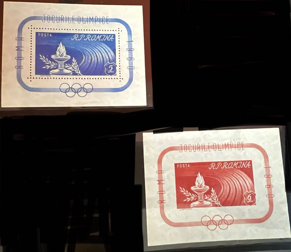 1960 Olympic Rome Summer  stamp collectible - Main Image 2