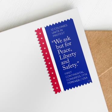 First Continenntal Congress, 1774  stamp collectible - Main Image 2