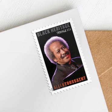 Black Heritage: Celebrating Allen Toussaint  stamp collectible - Main Image 2