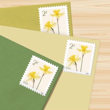 DAFFODILS  stamp collectible - Main Image 3