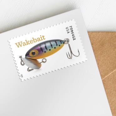 Fresh Fishing Lures  stamp collectible - Main Image 2