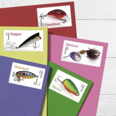 Fresh Fishing Lures  stamp collectible - Main Image 3