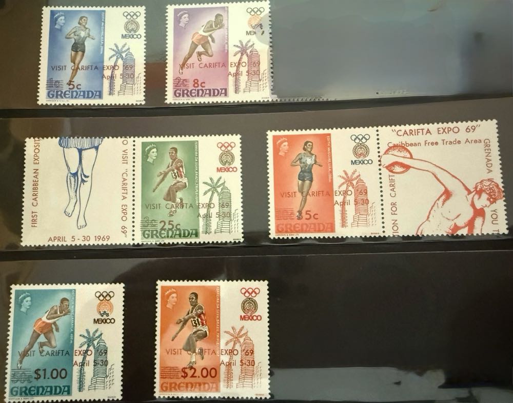 1968 Olympic Mexico Summer  stamp collectible - Main Image 3