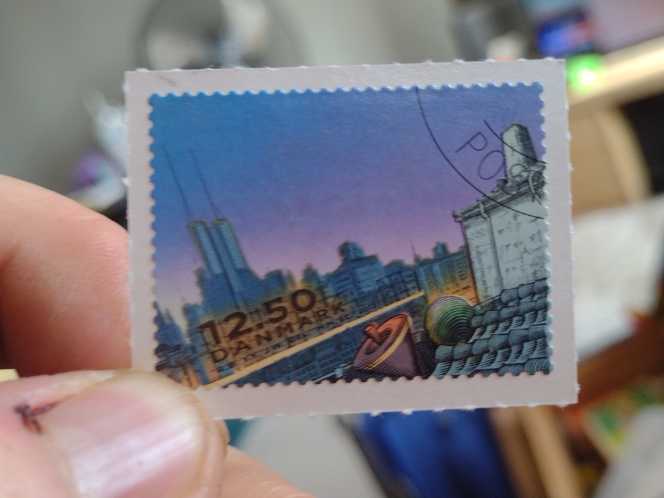 Netherlands: Frankeerzegels gedrukt op fluorescerend papier (Gouda zegels)