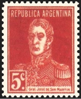José Francisco de San Martín (1778-1850), ovpt. “M.H.”