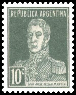 José Francisco de San Martín (1778-1850), ovpt. “M.H.”