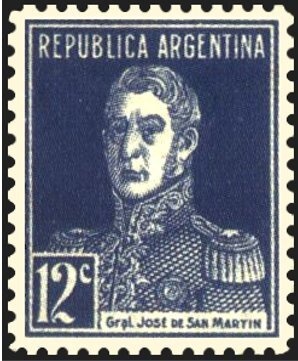 José Francisco de San Martín (1778-1850), ovpt. "M.M."