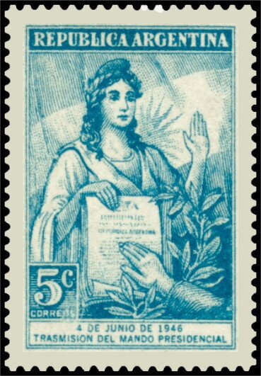 Agricultural workman, ovpt. "M.G."