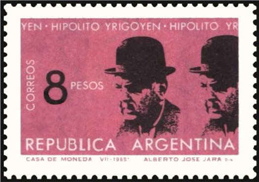 José Francisco de san Martín (1778-1850), ovpt. "M.J.I."