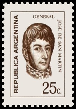 José Francisco de San Martín (1778-1850), ovpt. "M.I."