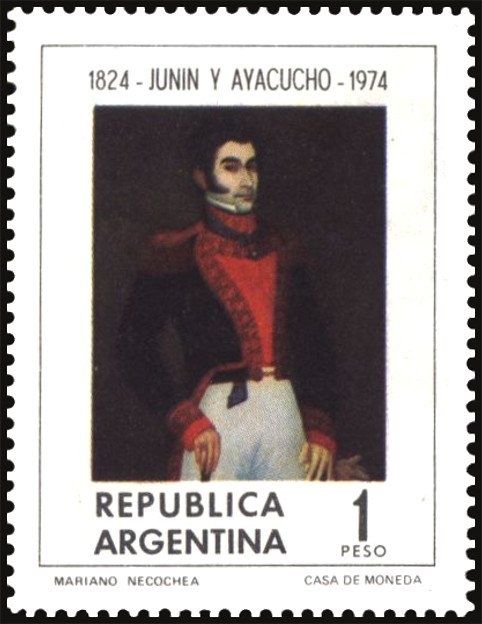 José Francisco de San Martín (1778-1850), ovpt. "M.A."