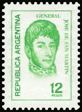 José Francisco de San Martíin (1778-1850), ovpt. "M.G."