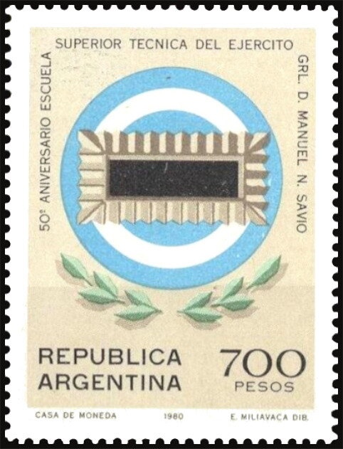 José Francisco de San Martín (1778-1850), ovpt. "M.J.I."