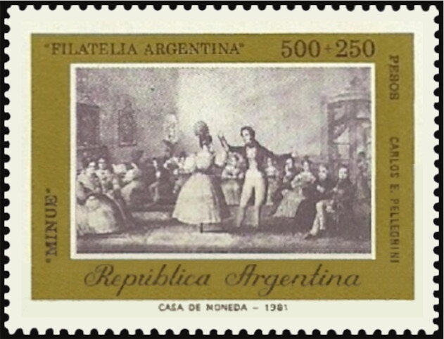 Bernardino Rivadavia (1780-1845), ovpt. "M.A."