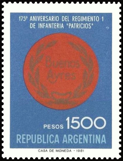 José Francisco de San Martín (1778-1850), ovpt. "M.I."