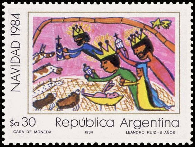 Bernardino Rivadavia (1780-1845), ovpt. "M.M."