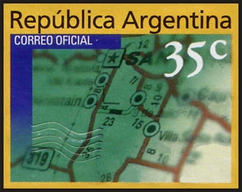 Ushuaia, Tierra del Fuego - Security mark right