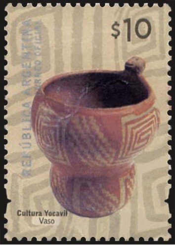 Mapuche Culture, Ritual Drum - Security mark up