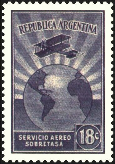 Russian definitive, handstamped "50r HH" on 1r.