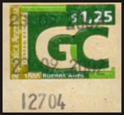 José Francisco de San Martín (1778-1850), ovpt. " M.J.I."