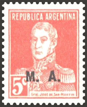 Francisco de San Martín (1778-1850), ovpt. "M.O.P."