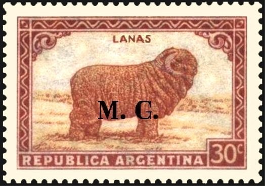 José Francisco de san Martín (1778-1850), ovpt. "M.J.I."