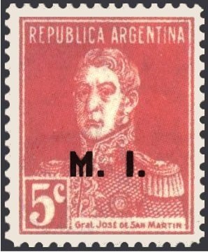 José Francisco de San Martín (1778-1850), ovpt. "M.H."