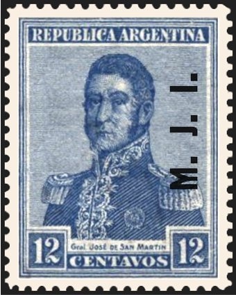 Guillermo Brown (1777~1857), ovpt.