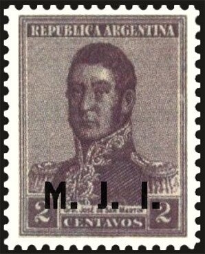Agriculture - Overprint "SERVICIO OFICIAL" (10¾ mm)