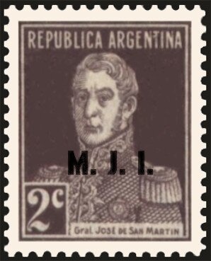 José Francisco de San Martín (1778-1850), ovpt. "M.M."