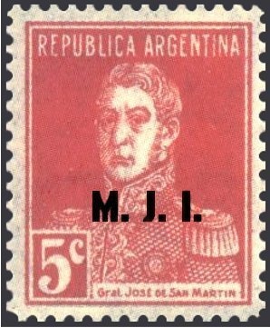 José Francisco de San Martín (1778-1850), ovpt. "M.M."