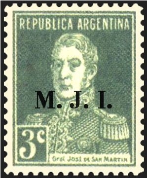 José Francisco de San Martin (1778-1850), ovpt. "M.M."