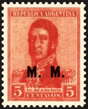 Francisco de San Martín (1778-1850), ovpt. "M.O.P."