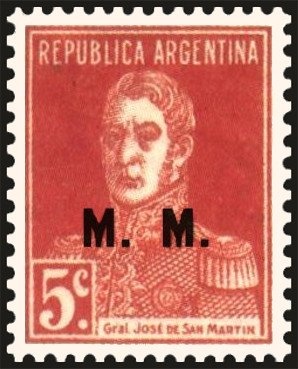 José Francisco de San Martin (1778-1850), ovpt. "M.A."