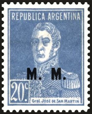 Agricultural workman, ovpt. “M.I.”