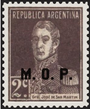 Guillermo Brown (1777~1857), ovpt.