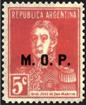 José Francisco de San Martíin (1778-1850), ovpt. "M.G."