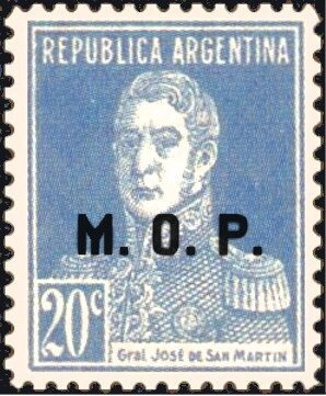 José Francisco de San Martin (1778-1850), ovpt. "M.A."