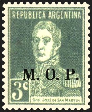 José Francisco de San Martín (1778-1850), ovpt. "M.J.I."