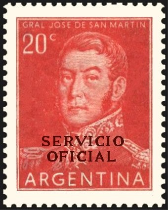 José Francisco de San Martín (1778-1850), ovpt. "M.I."