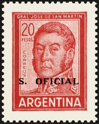 José Francisco e San Martin (1778-1850), ovpt. "M.G."