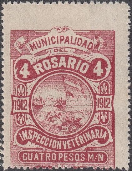 Hammer and Sickle, surcharged.