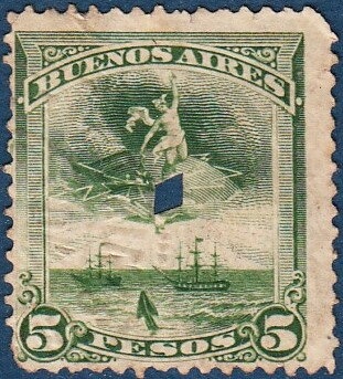 José Francisco de San Martín (1778-1850), ovpt. " M.J.I."