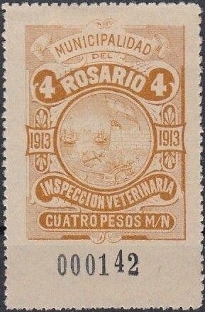 José Francisco de San Martín (1778-1850), ovpt. "M.I."